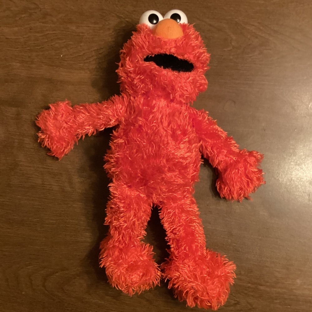 Vintage 2002 GUND Sesame Street Elmo 13” Floppy Plush toy